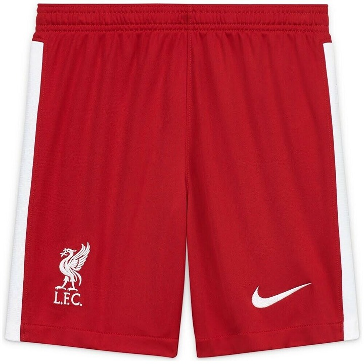 Liverpool FC Nike Soccer Shorts Home Red White DB2831-687 Men's Size L Slim