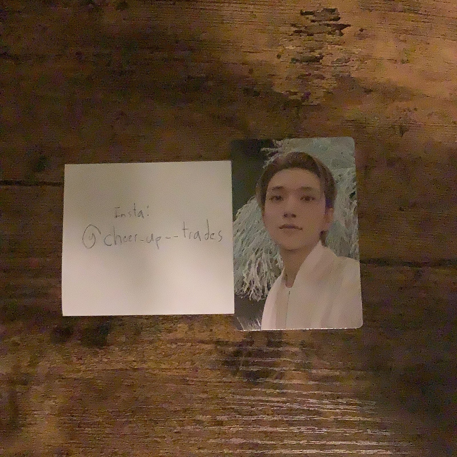 *Message before purchase* Joshua Sector 17 photocard
