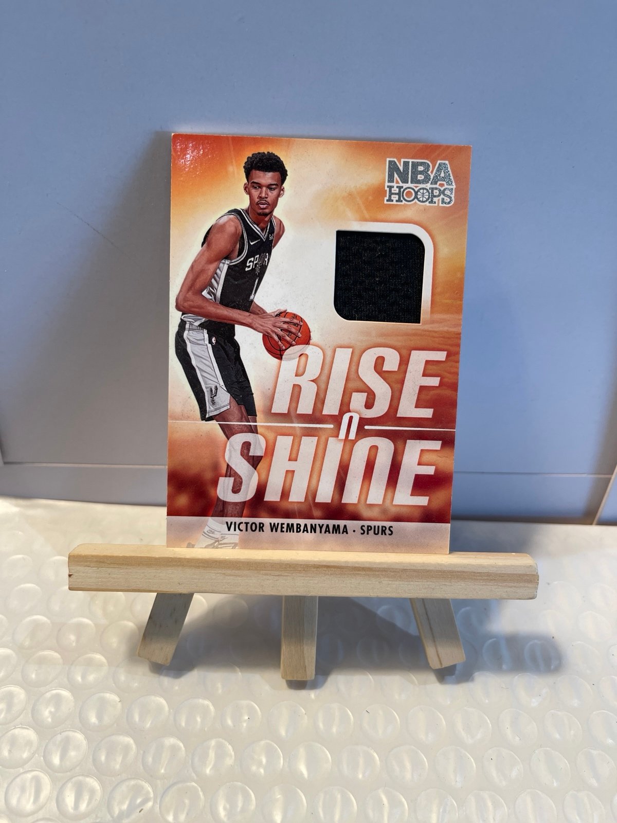 Victor Wembanyama Rise n Shine Jersey Card