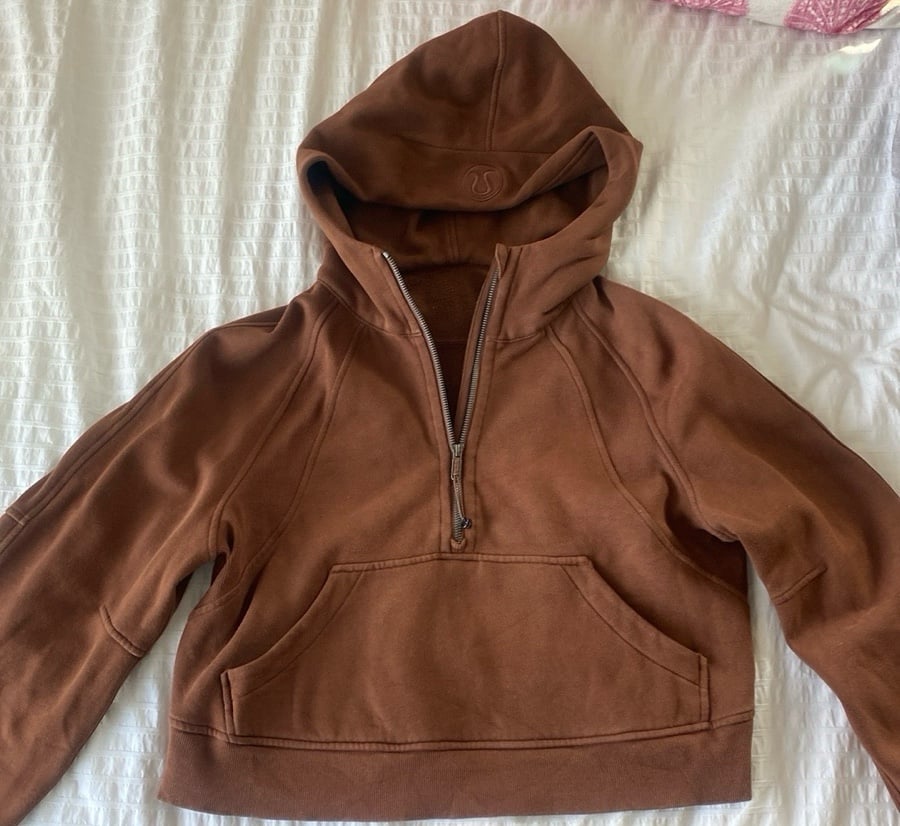 lululemon scuba oversized half zip hoodie