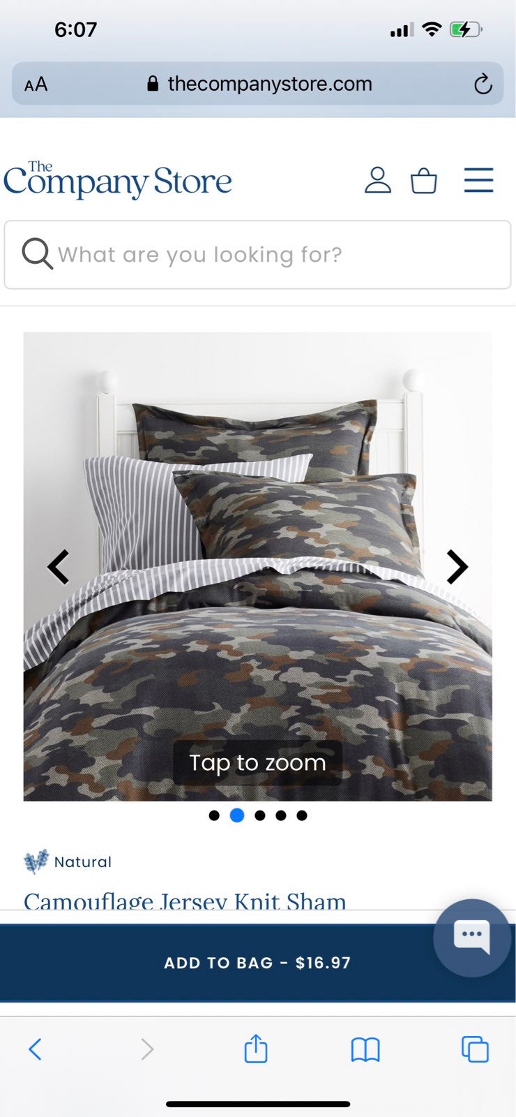 Camouflage Jersey twin comforter