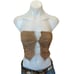 Superdown Avian Strapless Tube Top Taupe XS Rhinestone Nude Revolve 68 NEW