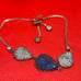 Bracelet and earrings