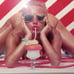 Vtg 80's jean rougeron Nude woman picture poster Limited Edition