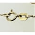 ROSS SIMONS DIAMOND 925 sterling gold twisted heart pendant on 18 necklace chain