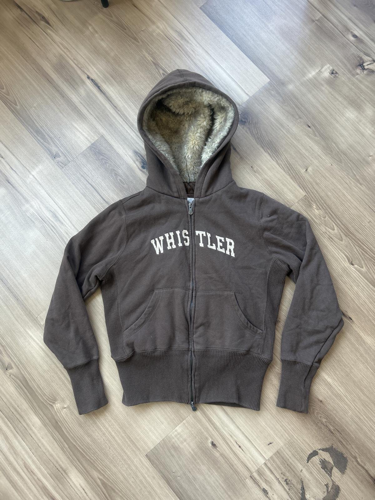 Cozy Y2K Whistler Zip-Up Hoodie with Sherpa Lining