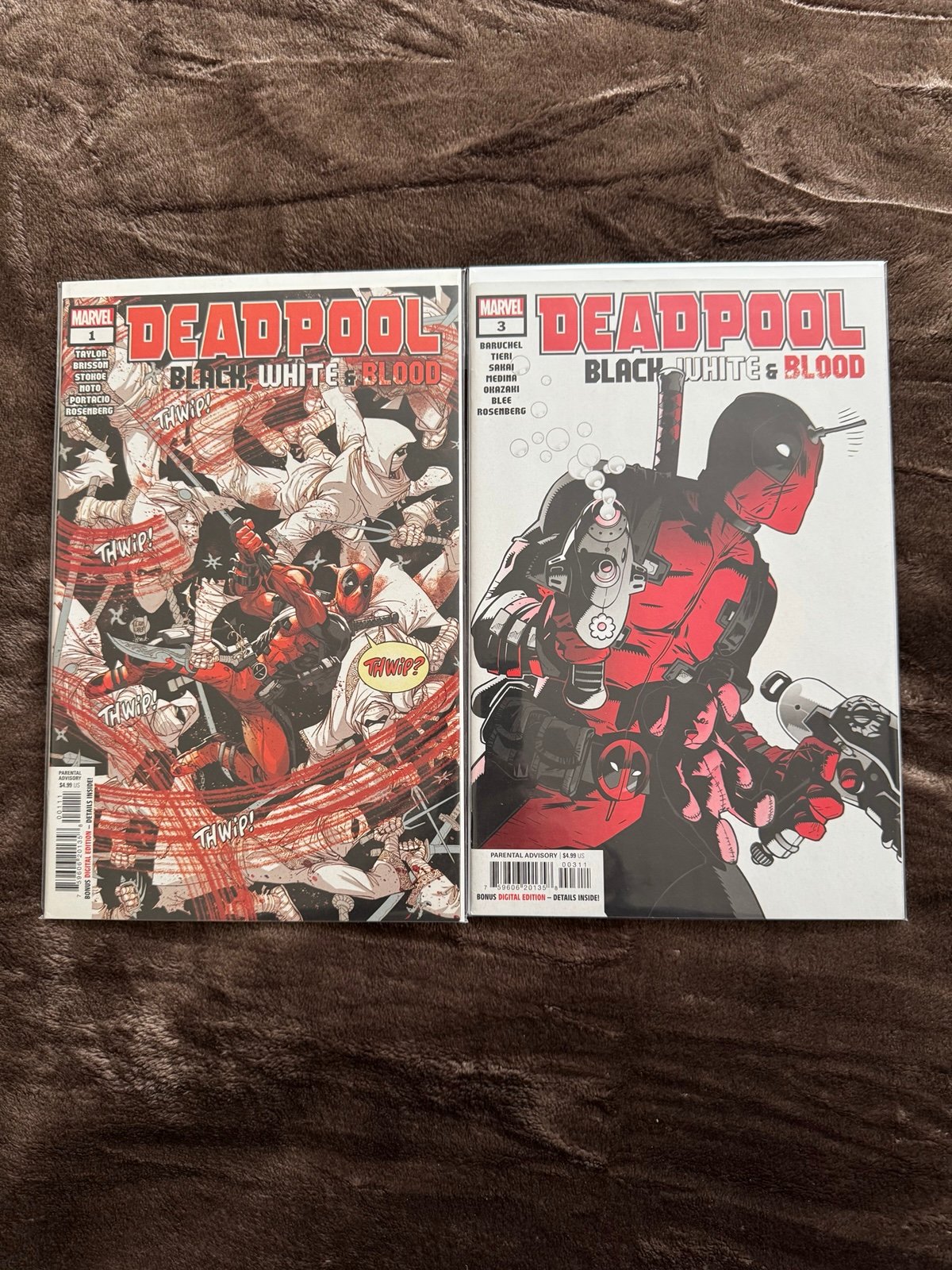 Deadpool Black White & Blood 1-4