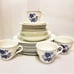 Royal Blue Ironstone Enoch Wedgwood Tunstall LTD Dishes 23pcs