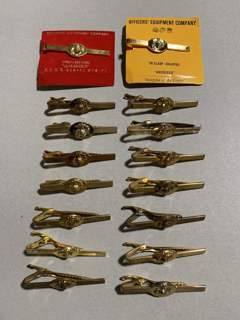 Antique US Marine Corps Military Navy Tie Pins (16 pieces)