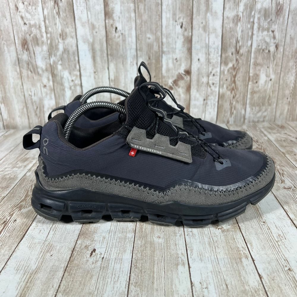 On Running Cloudaway Men's Size 9.5 Running Shoes 49.99134 Black Gray Athletic