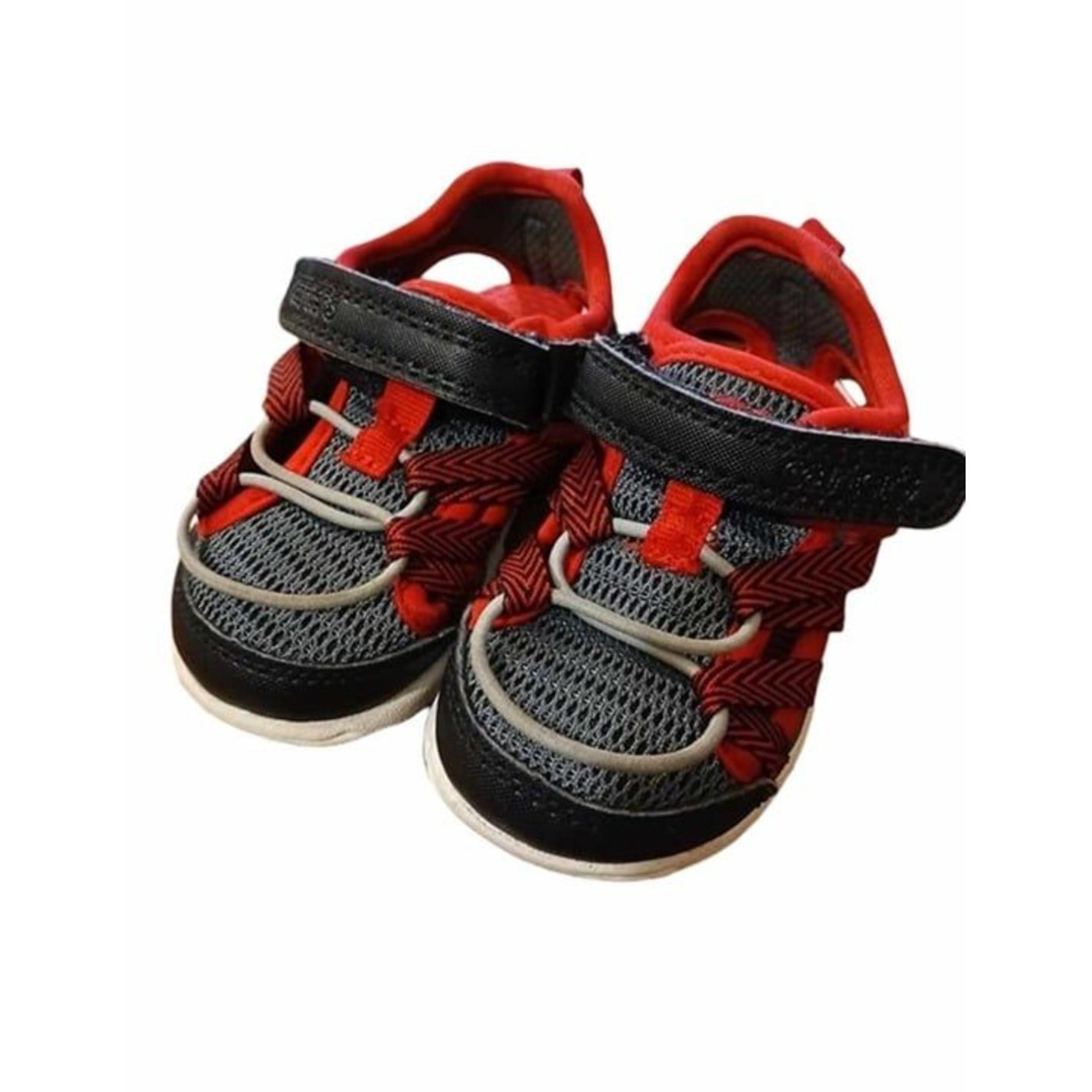 Carters Sandals size 4 red and black