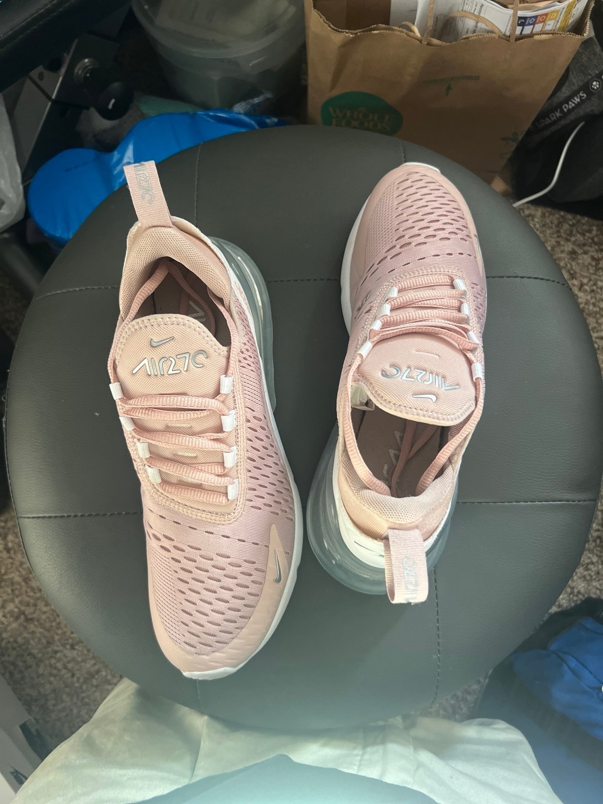 Women’s Nike Air Max 270s Oxford Rose / Metallic Silver