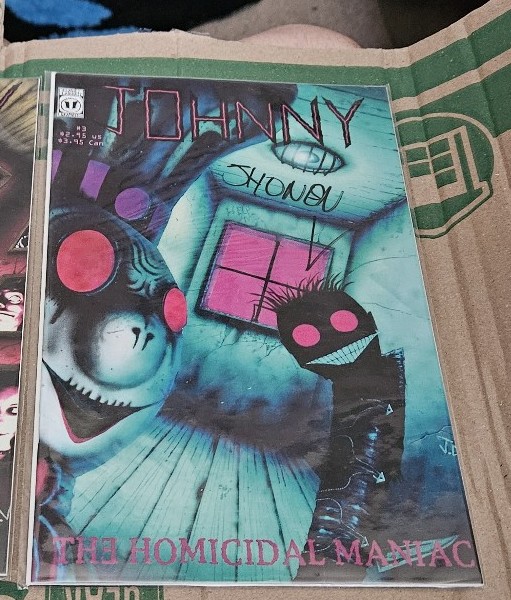 Johnen Vasquez SIGNED johnny the homicidal maniac #3