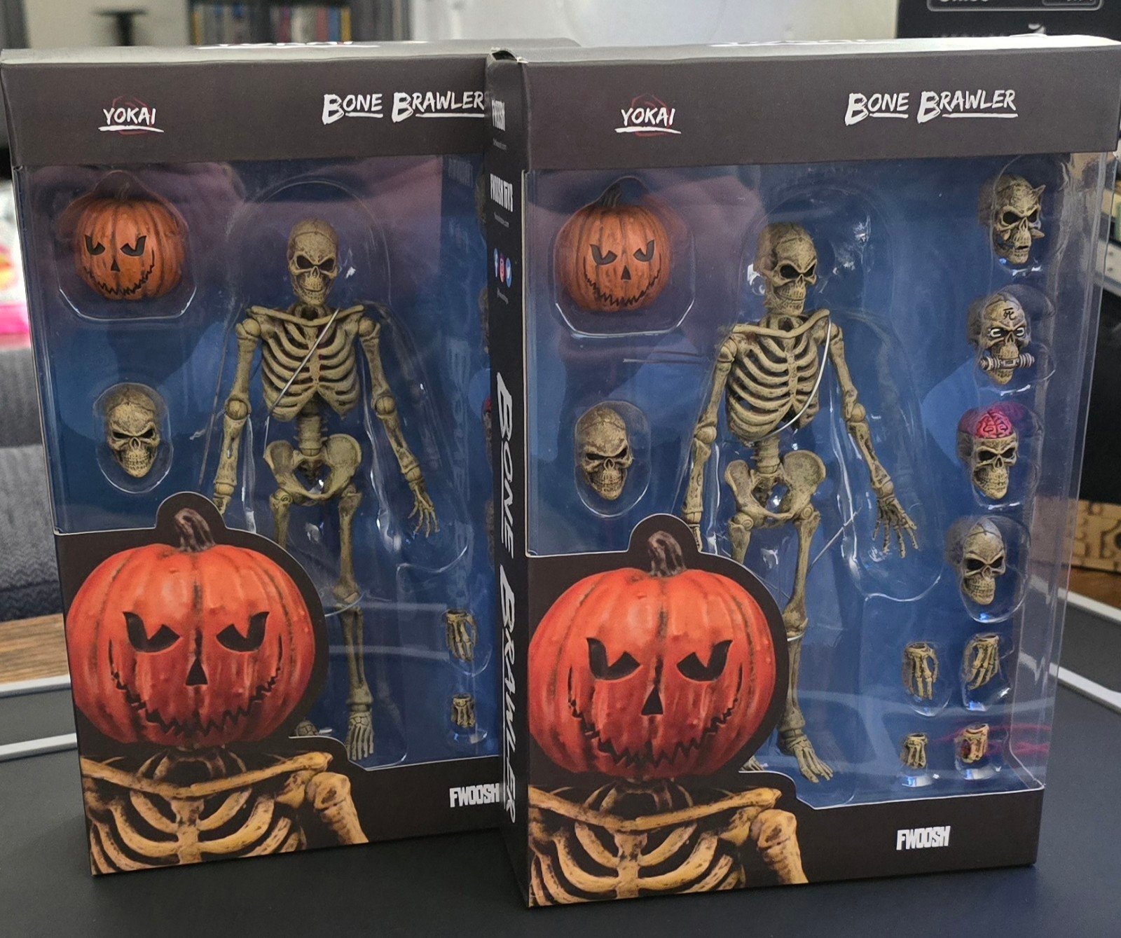 Fwoosh Yokai Bone Brawler Skeleton 1/12 6 Figure!