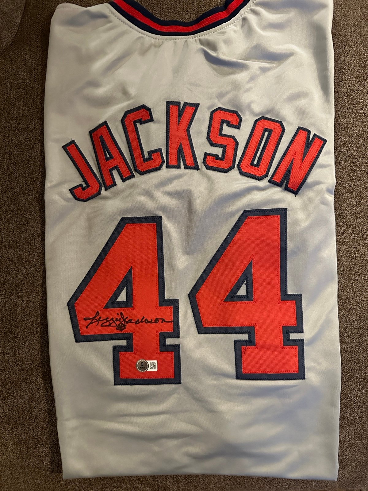 Reggie Jackson Signed Angels Jersey