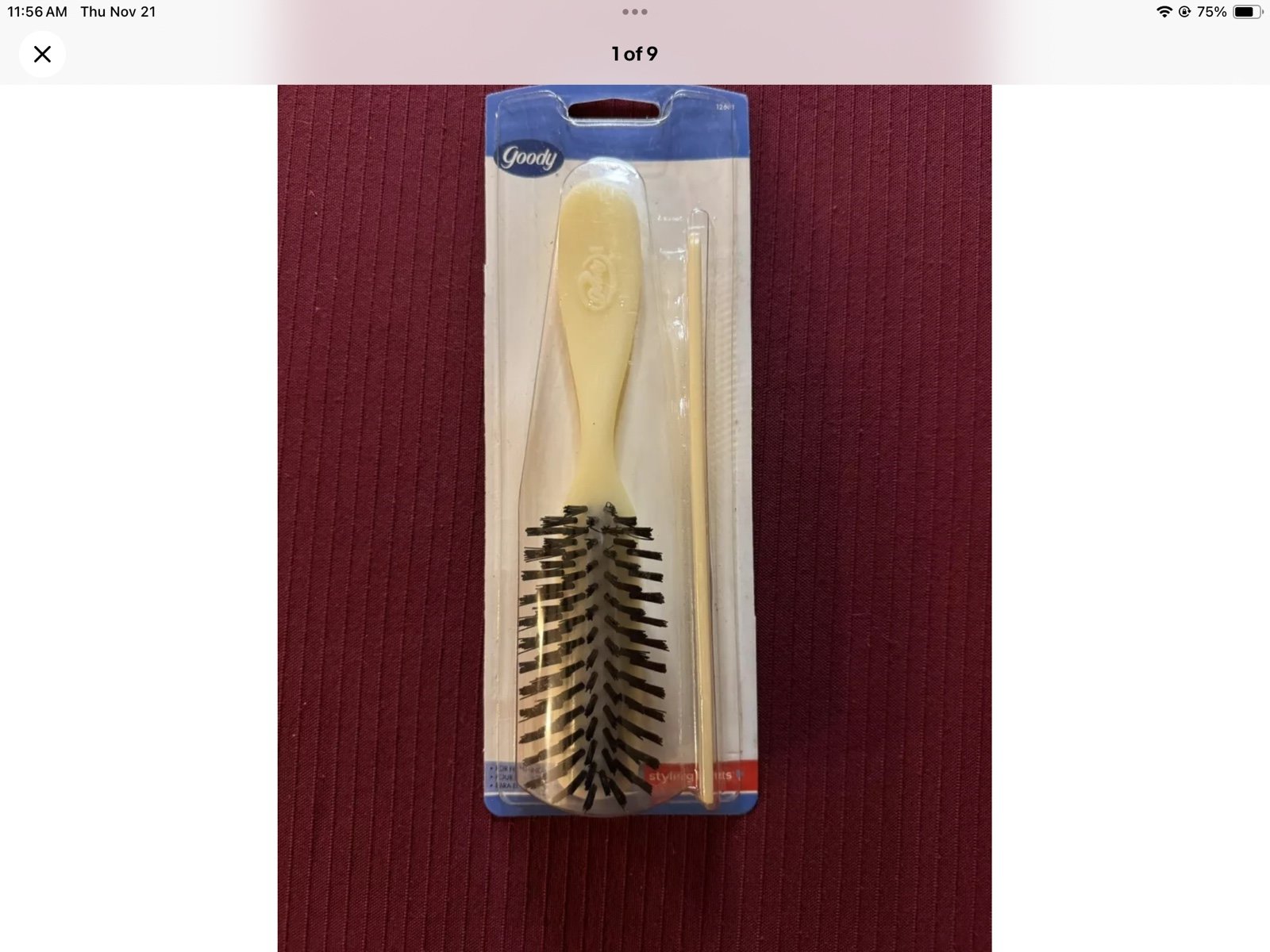 Vintage Goody Brush & Comb Set #12688 Sealed White 2005 Made In USA