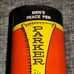 *RARE* Parker Big Red Men's Peace Pen Soft Tip + Writes Again Canister & Papers