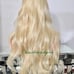 blonde wig middle part lace front wavy l