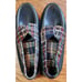 Men's Navy Plaid Sperry Top-Sider Leeward Boat Shoe