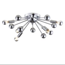 20 Copernicus 7 Light Metal LED Pendant Chrome (Includes Energy Efficient Light