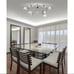 20 Copernicus 7 Light Metal LED Pendant Chrome (Includes Energy Efficient Light