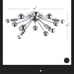 20 Copernicus 7 Light Metal LED Pendant Chrome (Includes Energy Efficient Light
