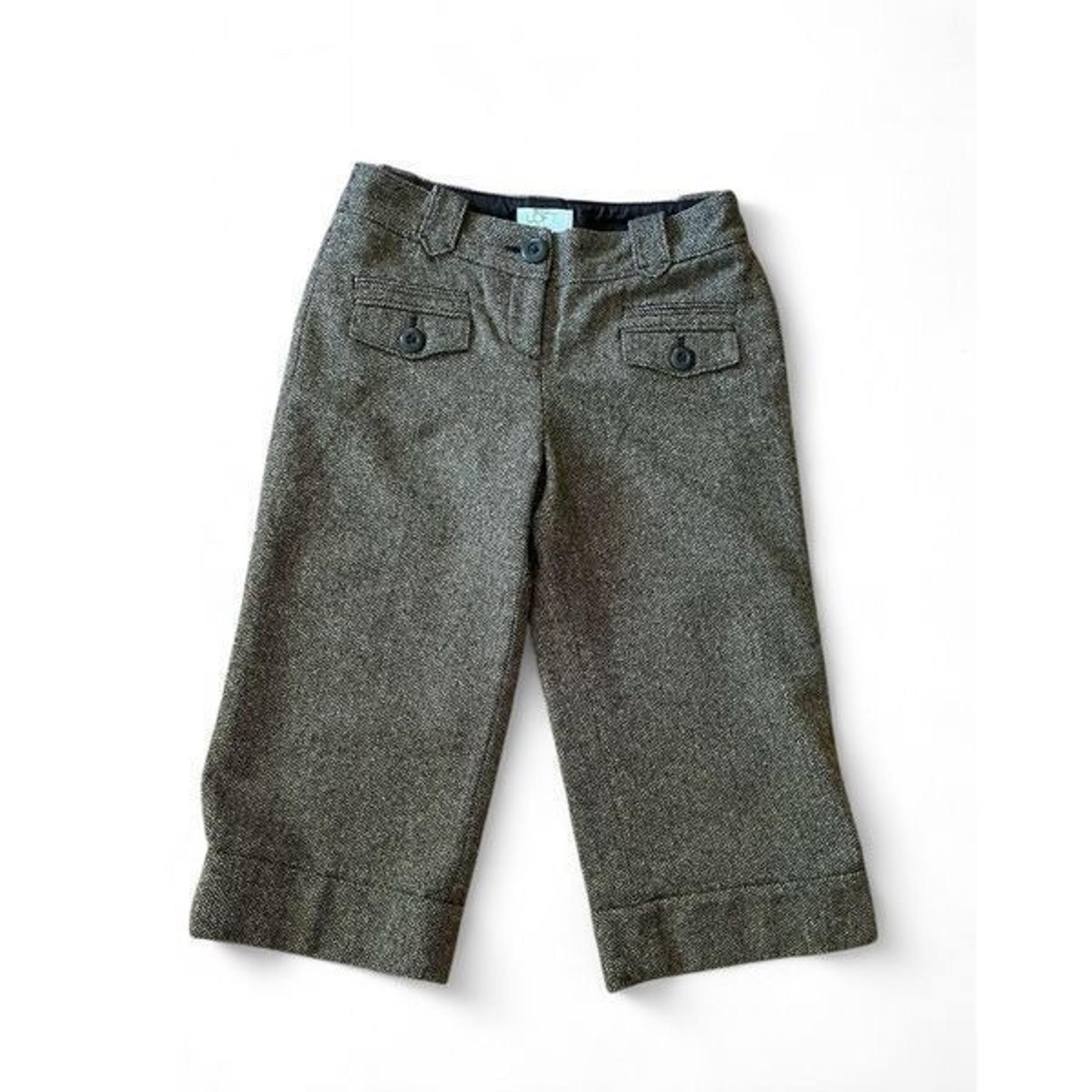 Loft ANN TAYLOR Women’s Tweed Wool Blend Brown Shorts Bermuda Size XS