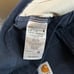 Carhartt Carpenter Utility Shorts Mens 42 Relaxed Fit Canvas Work Pockets Navy