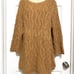 J Jill Camel Cable Knit Tunic Sweater -orig 99.