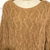 J Jill Camel Cable Knit Tunic Sweater -orig 99.