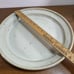 Dansk Serving Platter Chop Plate 13 Server Tan Speckled Japan Stoneware