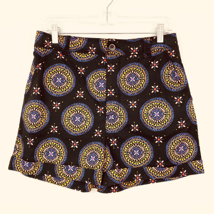 ANTHROPOLOGIE MAEVE Abstract City Black