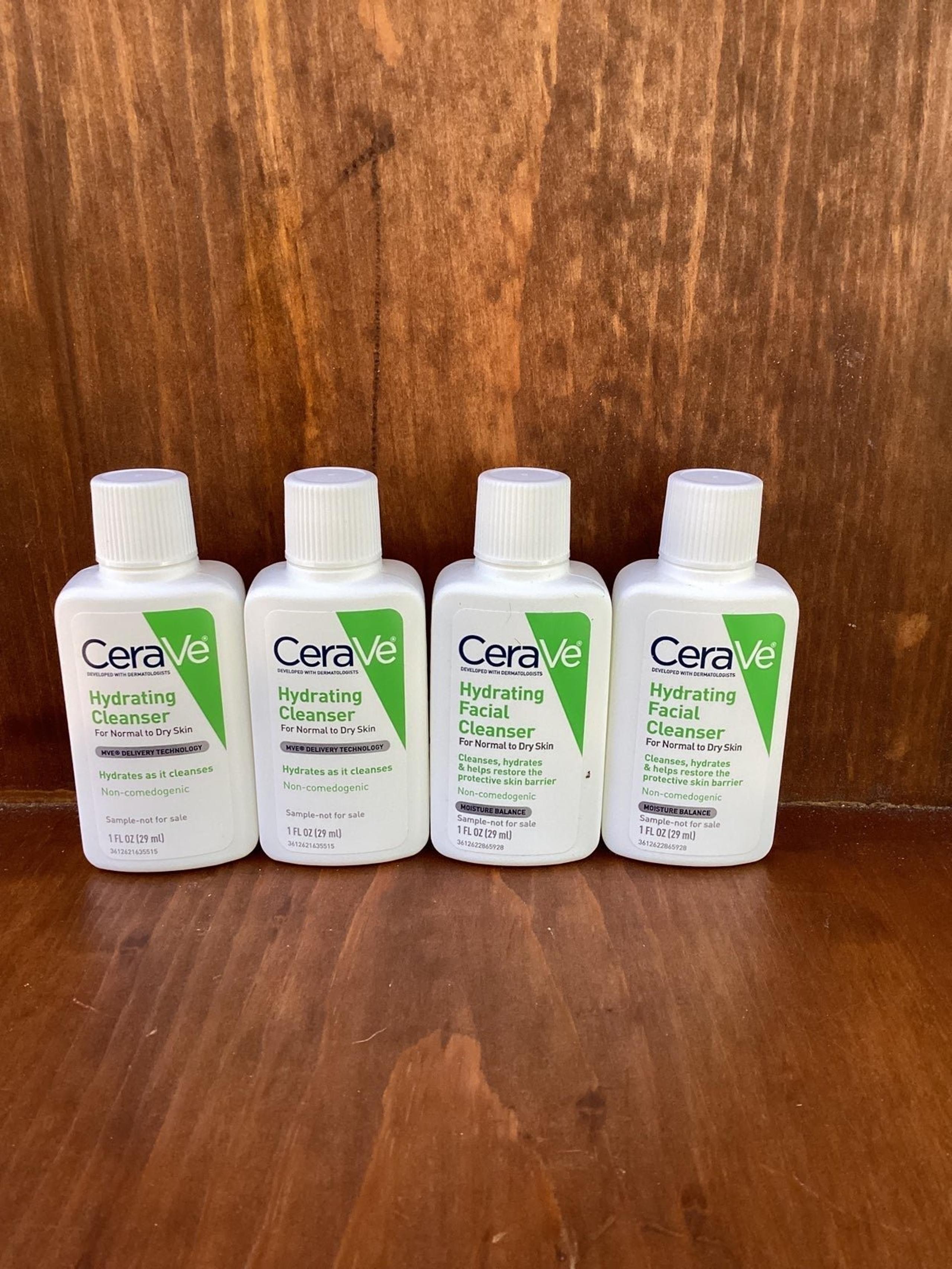 CeraVe travel size face skin care
