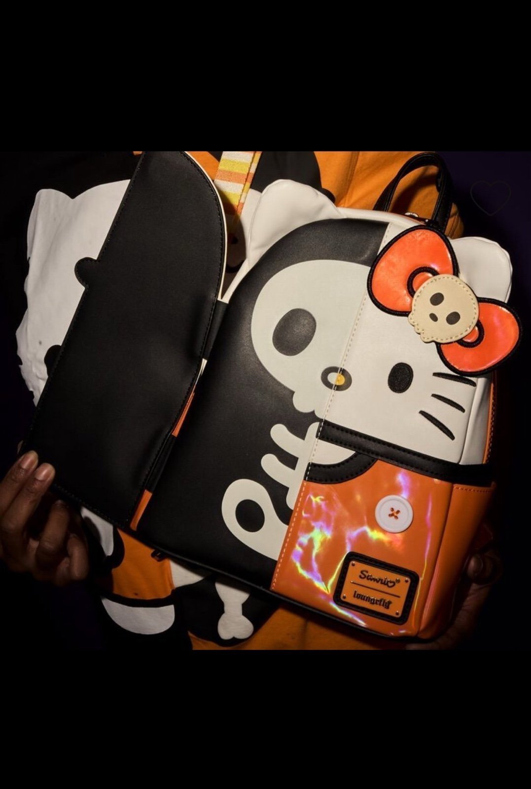 Sanrio NYCC LE Hello Kitty Skeleton Costume Glow Mini Backpack NWT