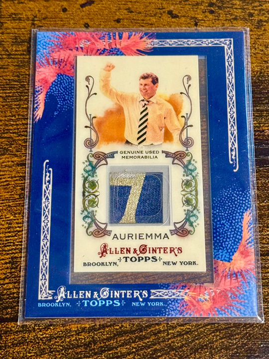 Geno Auriemma Mini Framed Relic 2011 Topps Allen & Ginter #AGR-GAU