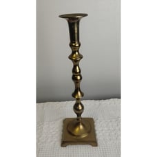 Vintage Brass 15.5 inch Candle Holder SKU 2180