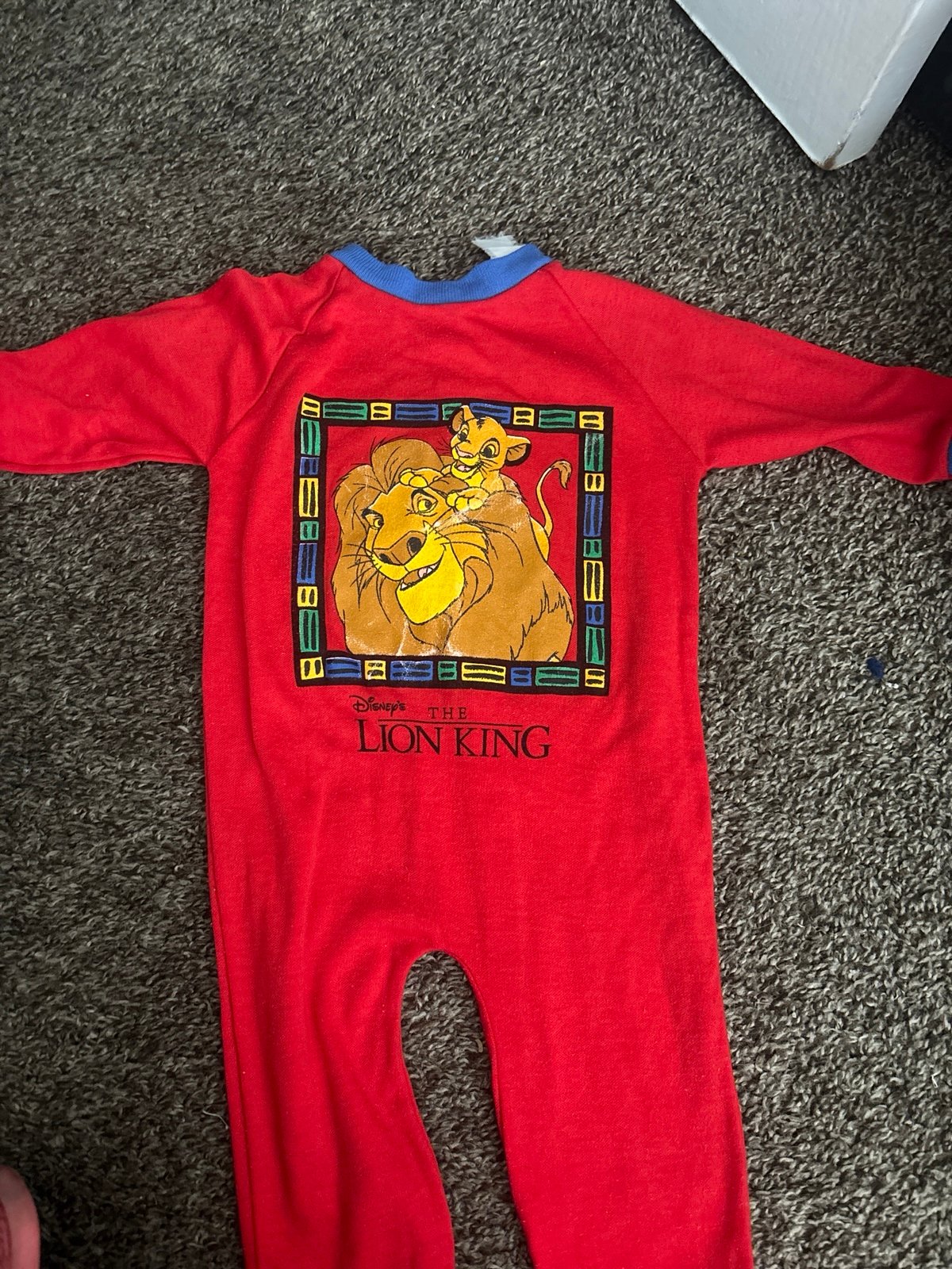 Vintage lion king onesie