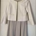 Ivory dress with jacket