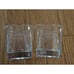 (2) On the Rocks Lowball Whiskey Glasses Valentine Distilling Co. Detroit, MI