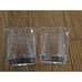(2) On the Rocks Lowball Whiskey Glasses Valentine Distilling Co. Detroit, MI