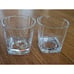 (2) On the Rocks Lowball Whiskey Glasses Valentine Distilling Co. Detroit, MI