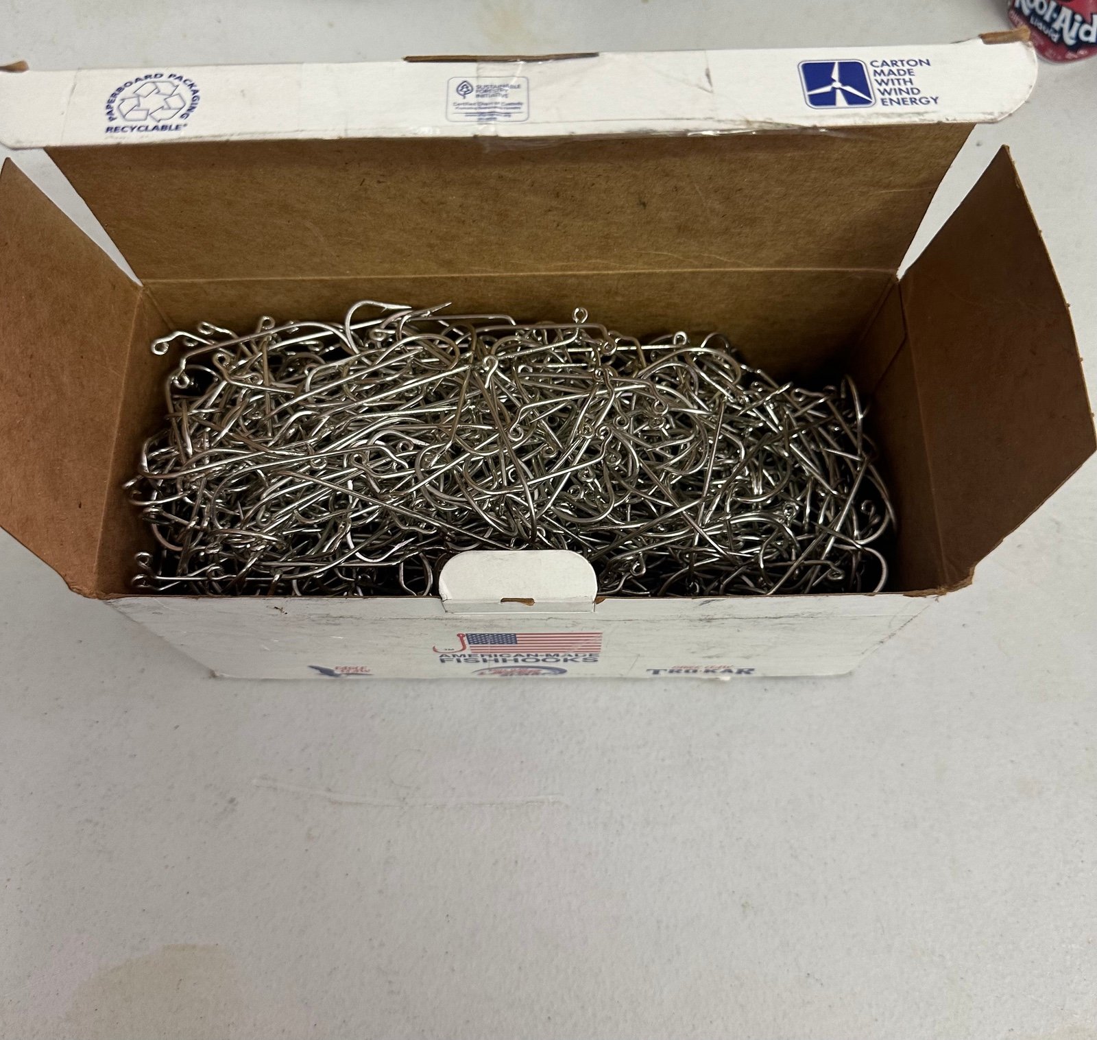 Eagle Claw O’Shaughnessy (413M-5/0) 5/0 Sea Guard 60° Jig Hooks (PACK OF 1,000)