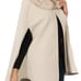 NWT - Vince Camuto - Women's Solid Faux Fur Collared Cape Topper