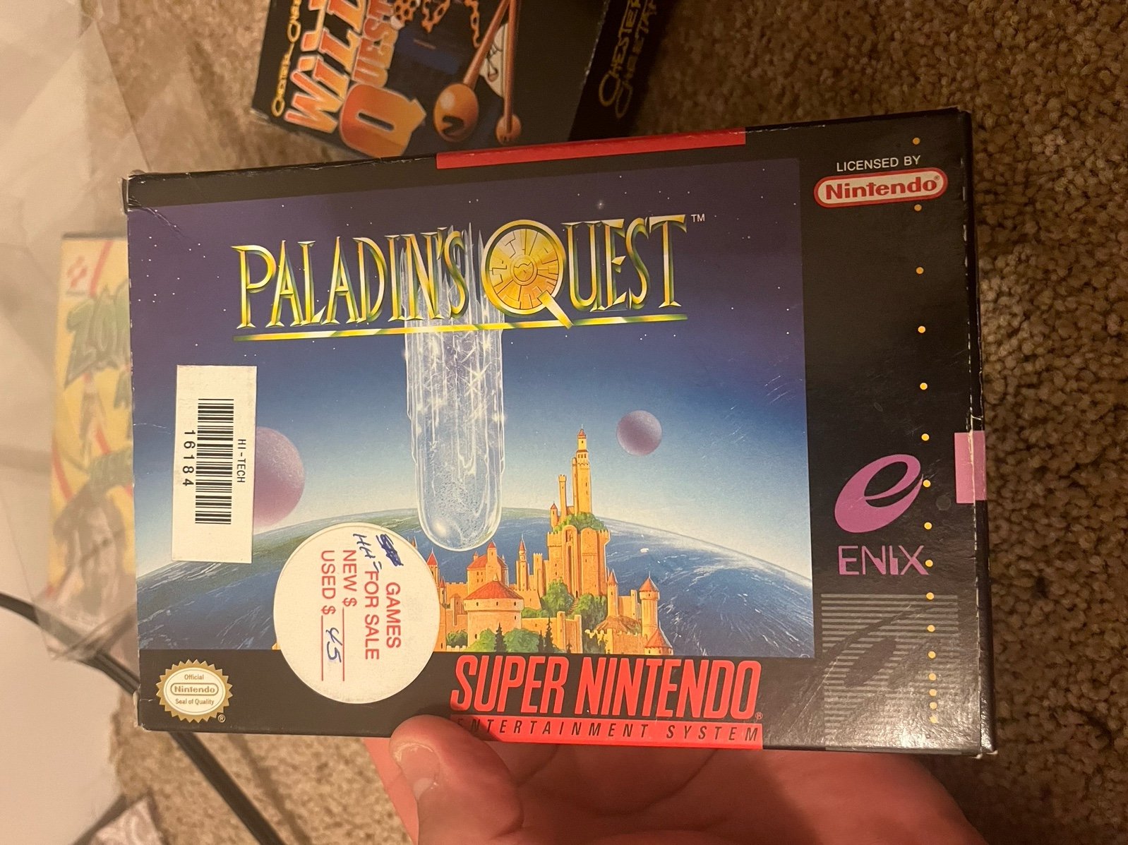 Paladin's quest on snes
