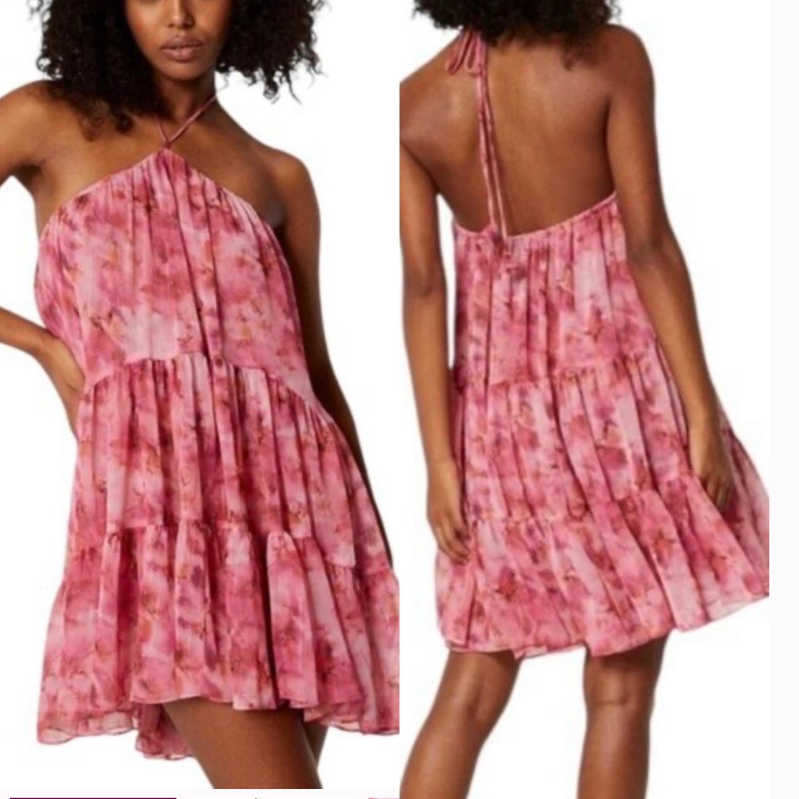 MISA Los Angela Sastra Halter Dress