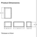 Modern Floating Shelves Set of 4 for Wall Decor