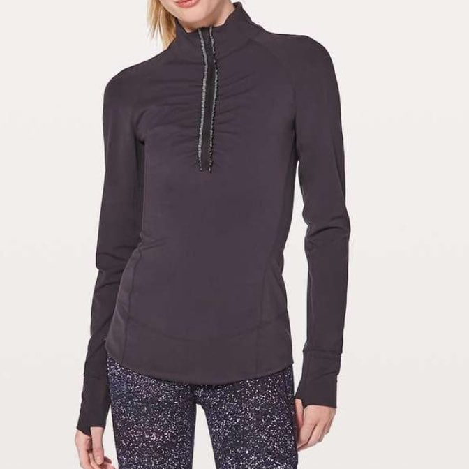 Lululemon Fast As Light 1/2 Zip - 6