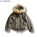 GOA Short Mod Coat grunge fur Y2K fur down