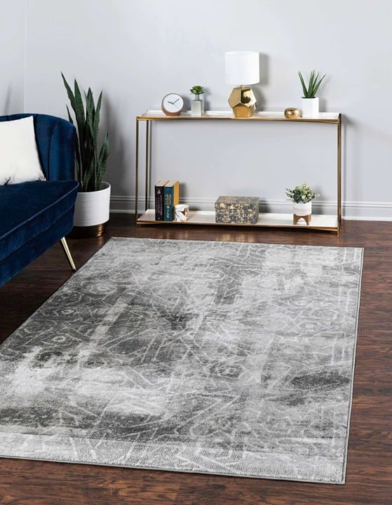 2' x 3' New Area Rug Gray H 41627 Home Decorative Art Soft Carpet Collectible