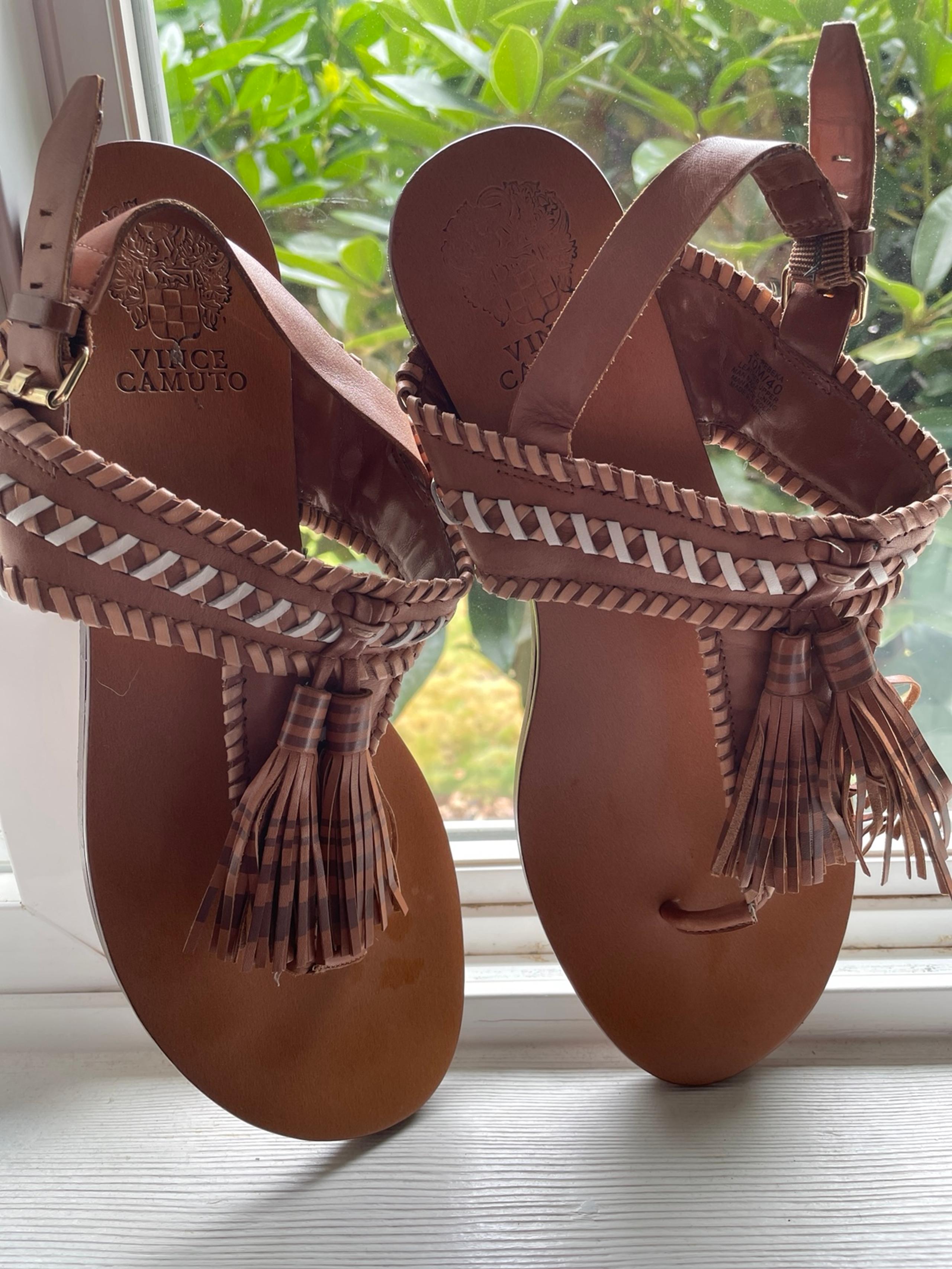 Vince Camuto leather sandals/Rebeka / size women’s 10